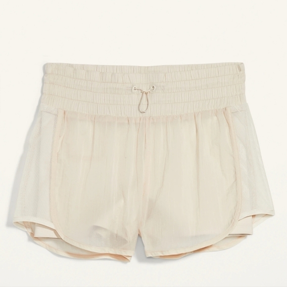 Old Navy High Waisted Wishbone Water Repellent 2 in 1 Run Shorts BNWT 3X - Picture 2 of 14